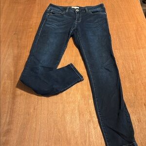 CAbi Dark Blue Skinny Jeans Dark Blue 29x29 Sz 6